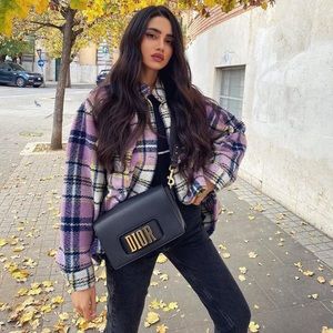 Zara Plaid Wool Blend Shirt